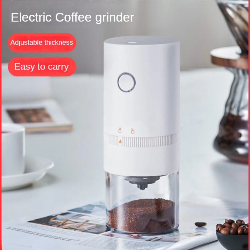 Electric bean grinder household small automatic coffee machine portable  manual hand grinding