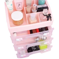 sanrios hellokittys kawaii cosmetics dustproof storage box desktop drawer home organizer box girls birthday gifts