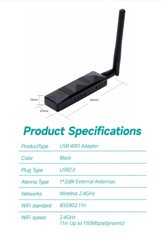 Wi-Fi адаптер CHANEVE AR9271 150 Мбит/с