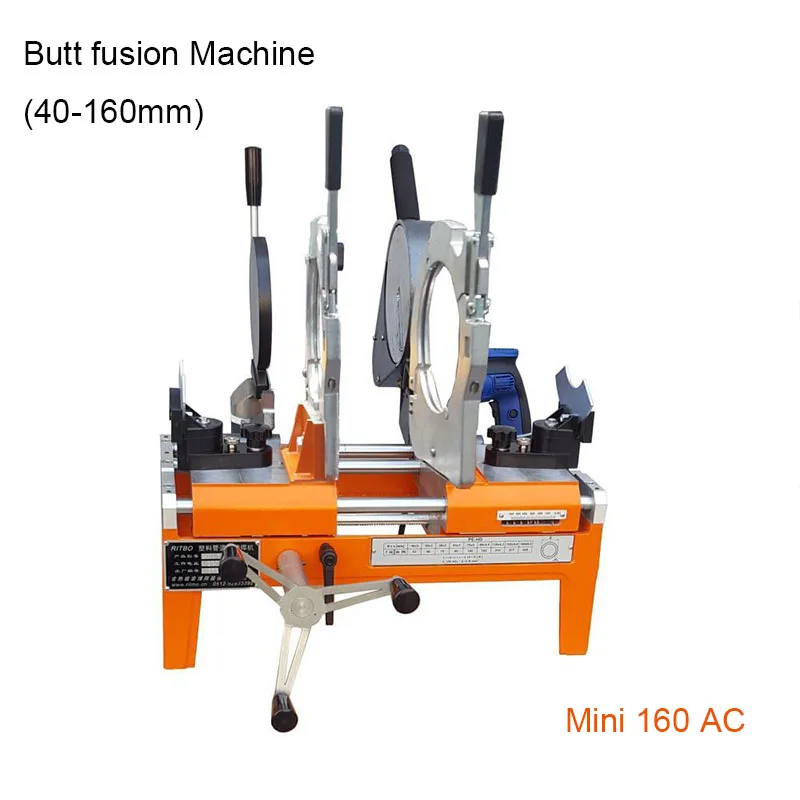 

Mini160 AC(40-160mm)PE PP PB PVDF Pipe Welding Machine Butt Fusion Machine Industrial Pipeline Welding Machine