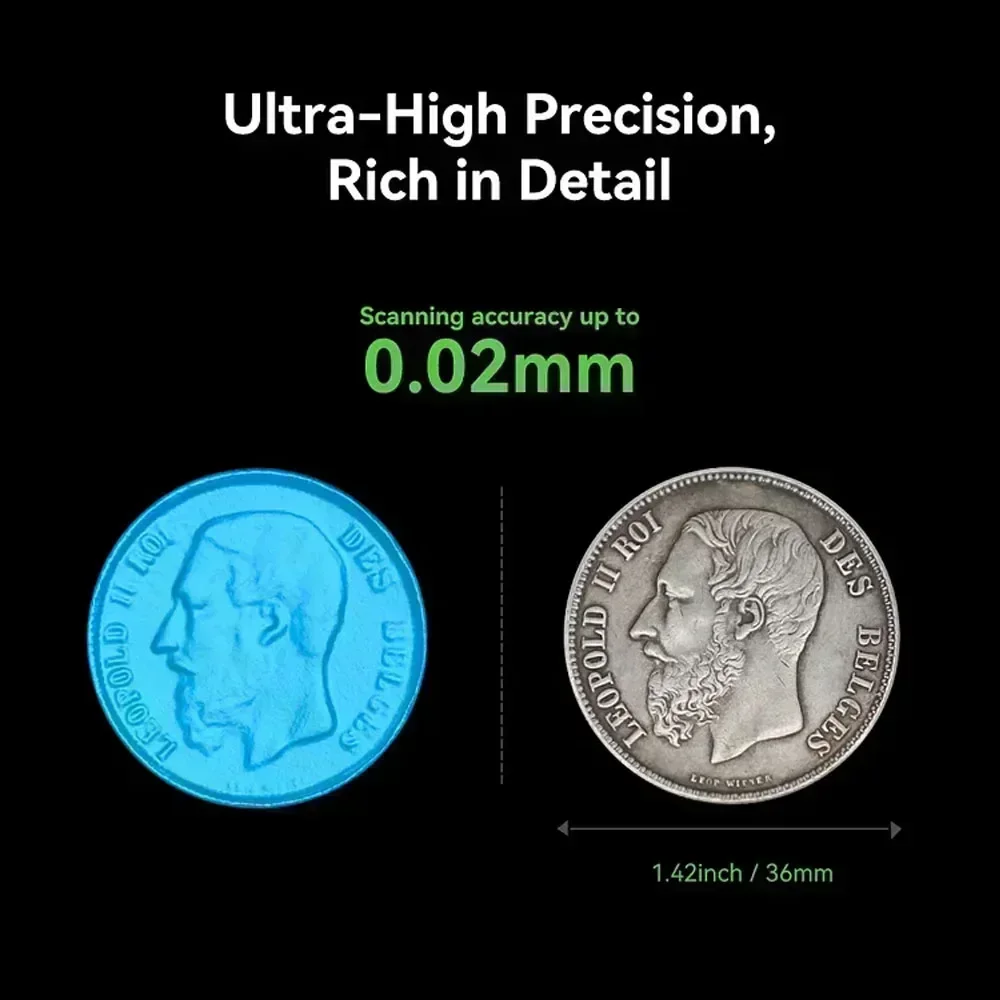 Оригинальный ручной сканер Creality 3D CR-Scan Otter с 3D-печатью точность 0 02 мм отслеживание