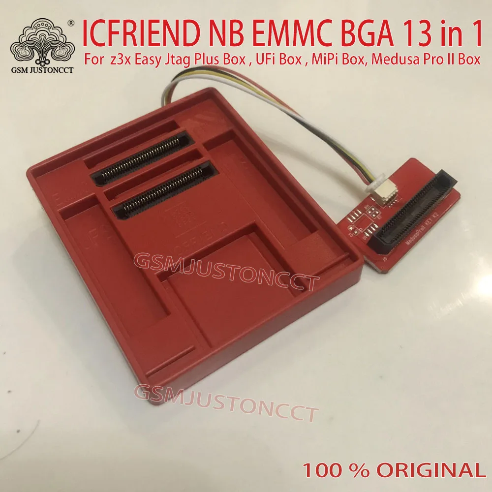Новинка ICFRIEND Emate box E-mate X EMMC BGA 13 в 1 поддержка BGA100/136/168/153/169/162/186