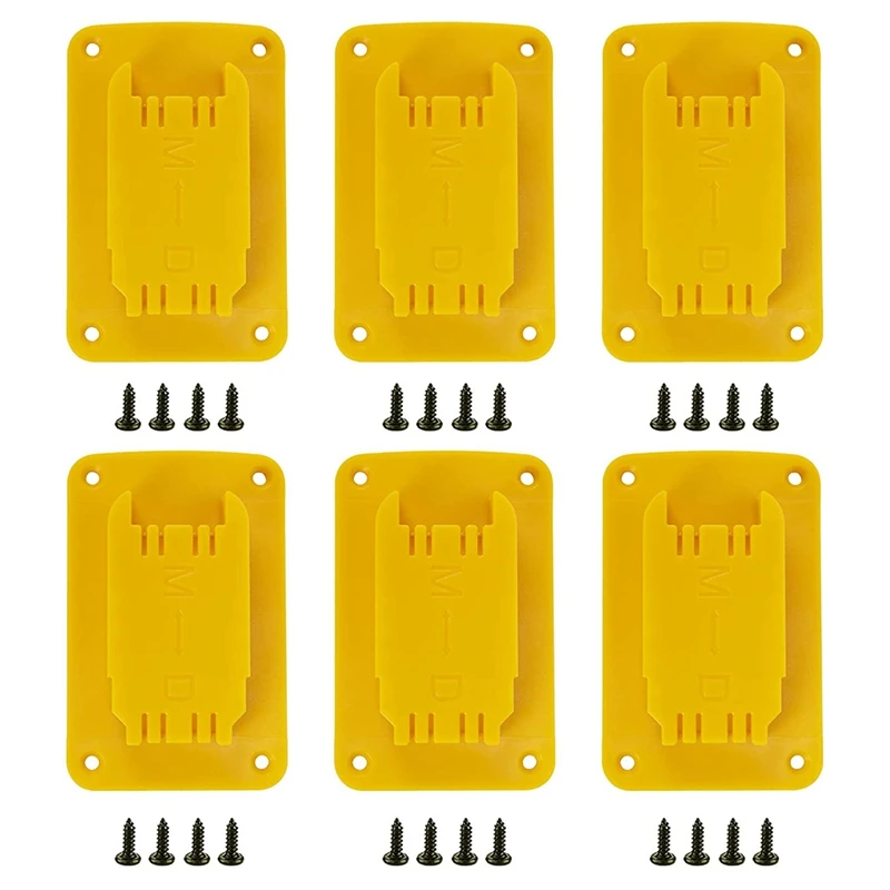 

Tool Holders Replacement for Dewalt 20V/60V Router Nailer Saw Drill Tools Mount/Wall Hanger,Fit for M18 Tools (6 Packs)