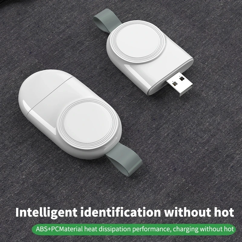 

Creative Wireless Charger for Apple Watch SE 6 5 4 3 2 1 Iwatch Portable Accessories Magnetic Charger Mini USB Charging Station