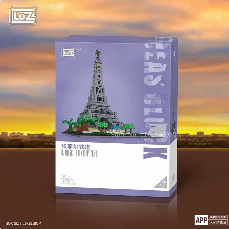 

New In Stock PARIS The Eiffel Tower World Famous Architecture Building Blocks Bricks Compatible 21019 Children Birthday Gifts
