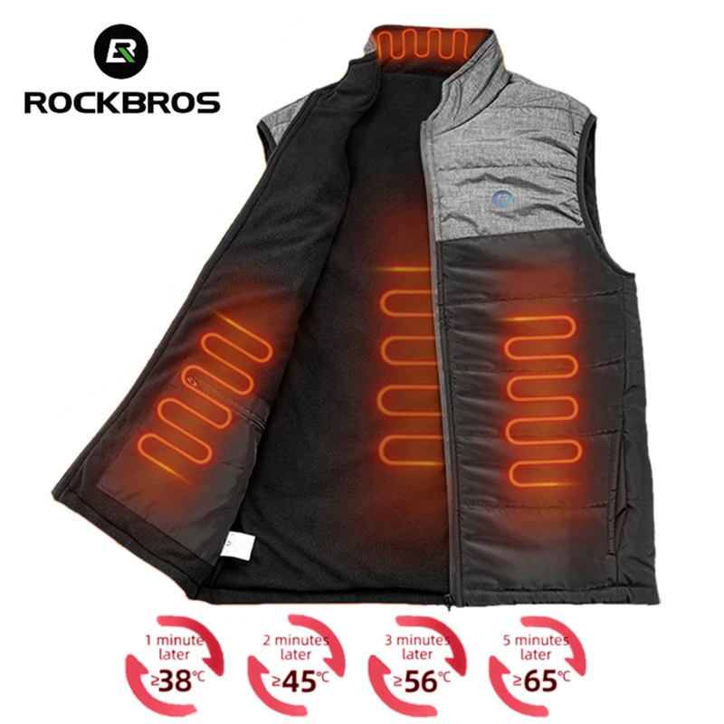 

Мужская зимняя куртка ROCKBROS с электроподогревом и USB-портом