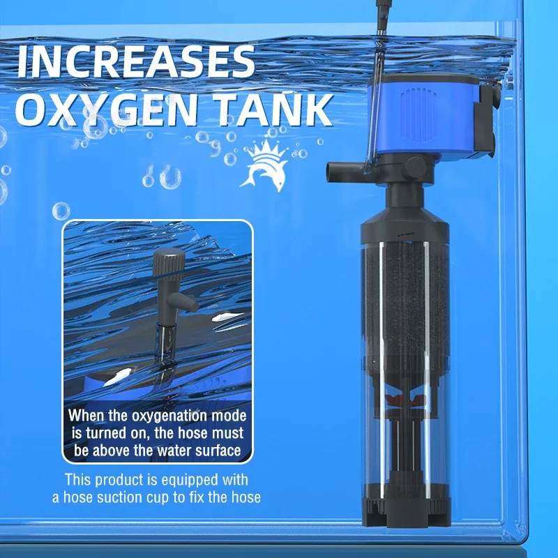 5 в 1 аквариумный фильтр-насос фильтр для воды бесшумный внутренний погружной