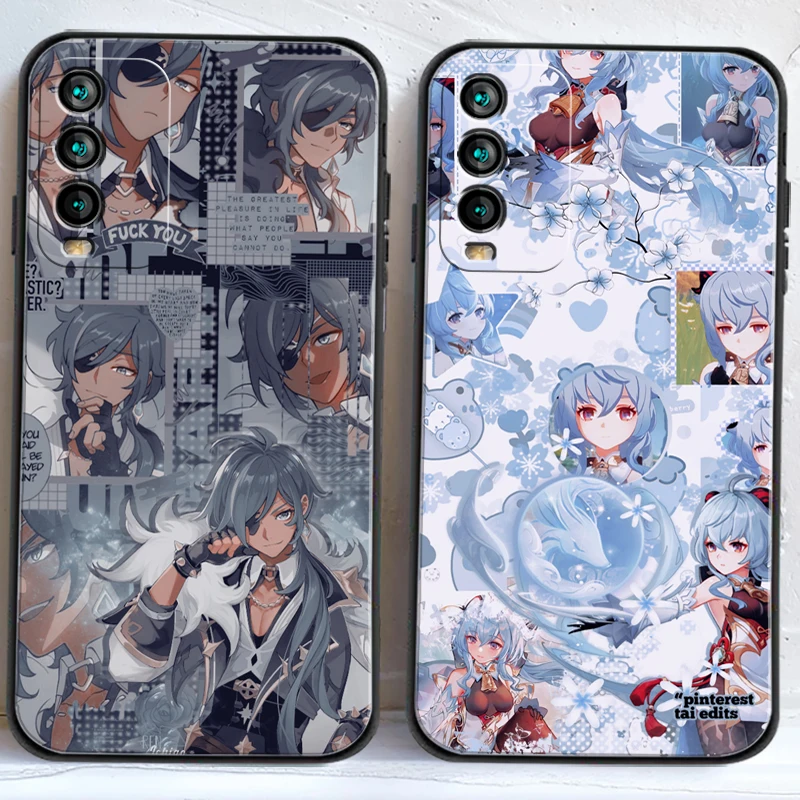 

Genshin Impact Anime Funda Phone Cases For Xiaomi Redmi 10 Note 10 10 Pro 10S Redmi Note 10 5G Back Cover Coque Soft TPU