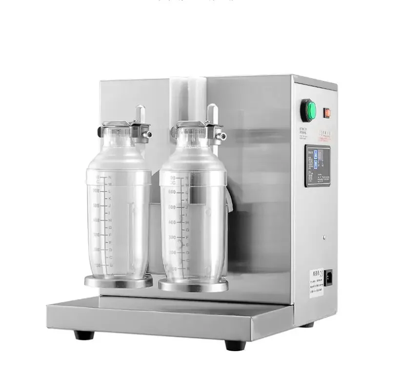 Для 110V 220V двойная чашка пузырьковый чай встряхивающая машина с таймером