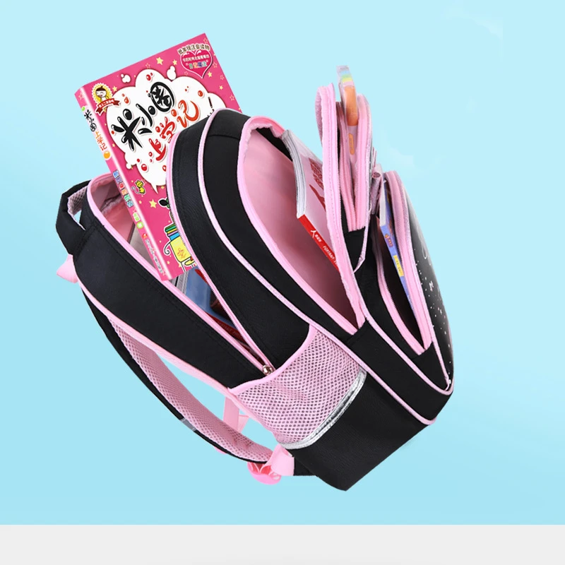 MRLD Toddler Backpack Class Bags For Girls Cat Bag Student Bag School 1-3-6 Grade Backpack 6-12 Years Old Cute Kids Backpack