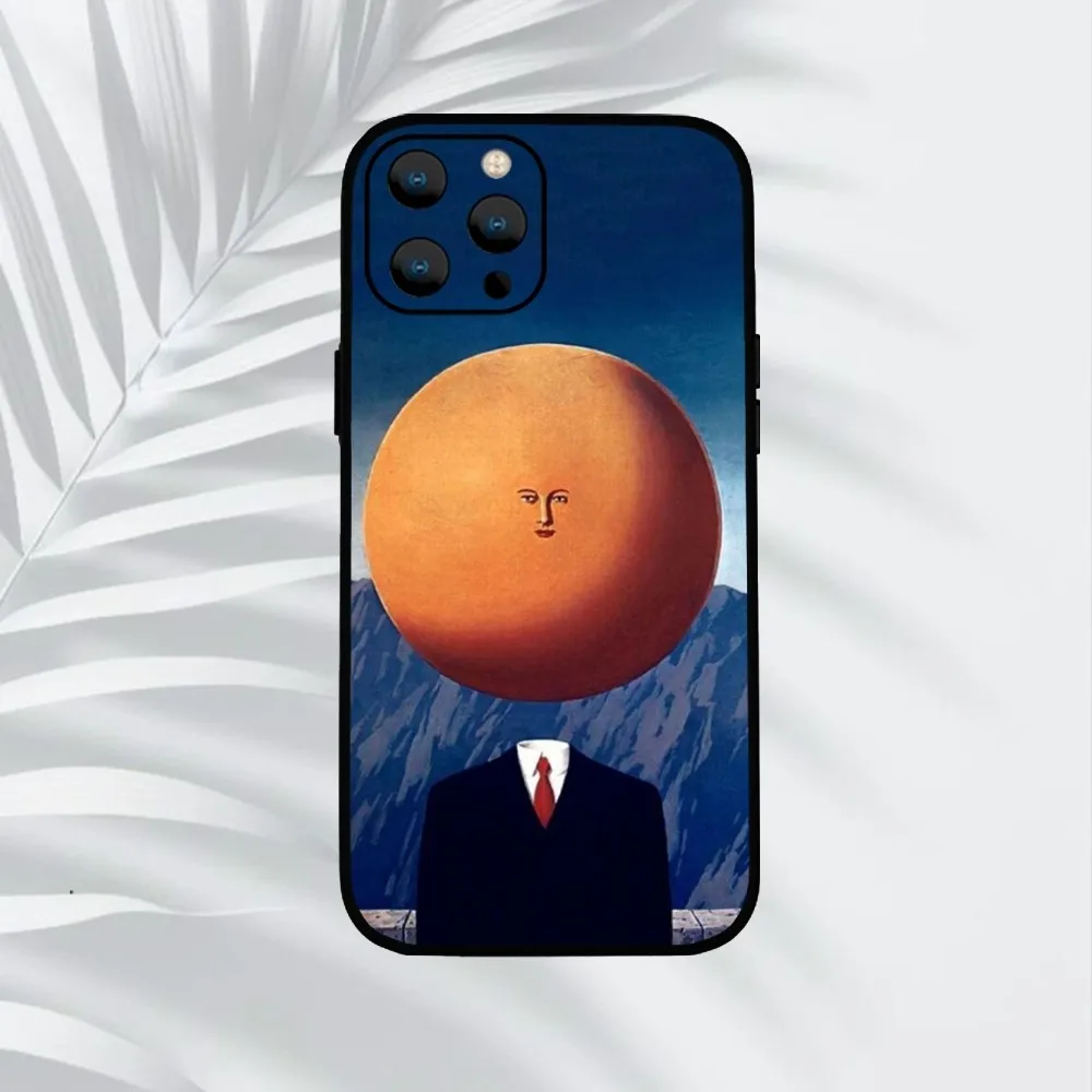 Чехол для телефона R-Rene Magritte Art iPhone Mini 11 12 13 14 15 Pro XS Max X Plus SE XR Shell