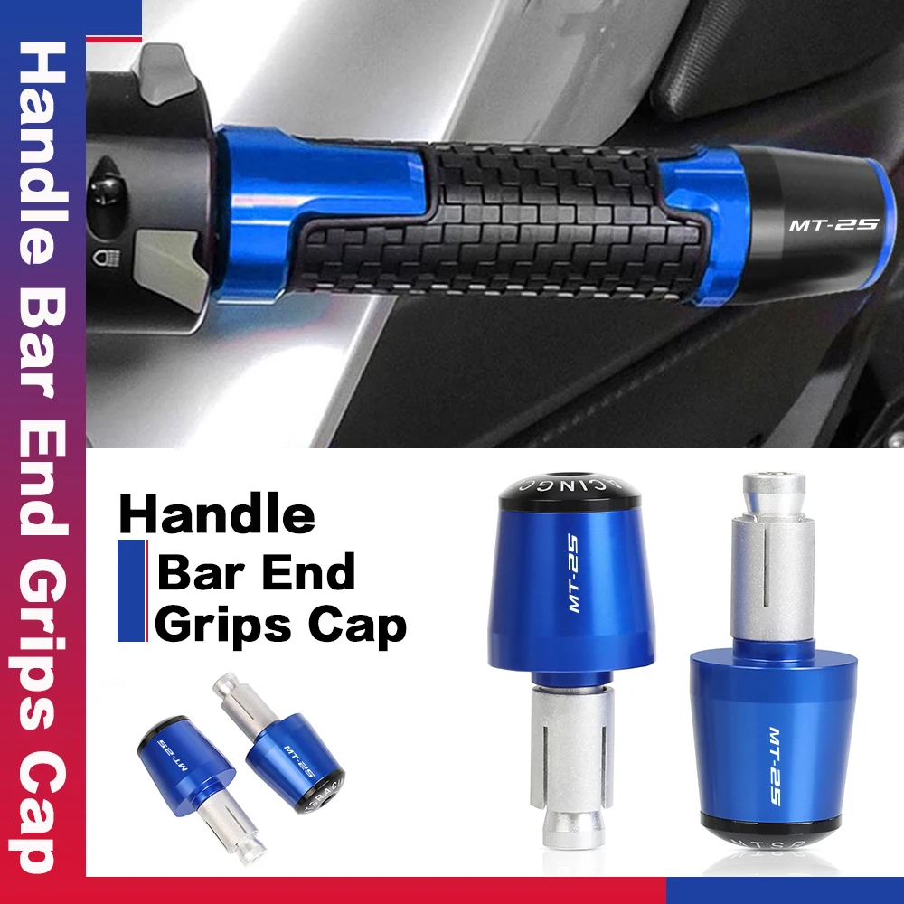 

Motorcycle Parts Handle Bar Ends Weight Handlebar Grips Cap Anti Vibration Silder Plug For Yamaha MT-25 MT25 2019 2020 2021-2023