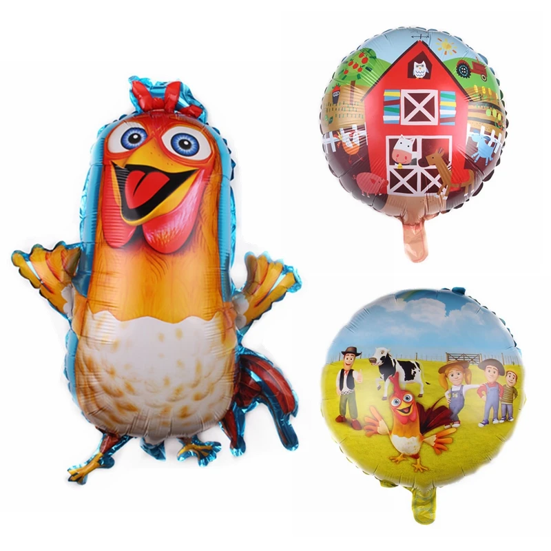 Воздушные шары на день рождения Globos аниме La Granja de ZENON плиссированные молочная