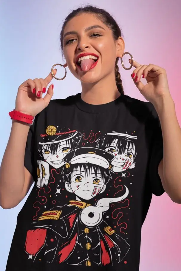 Унисекс Ханако Кун Юги Амане унитаз аниме ханко табк рубашка-джебаку-шоунен