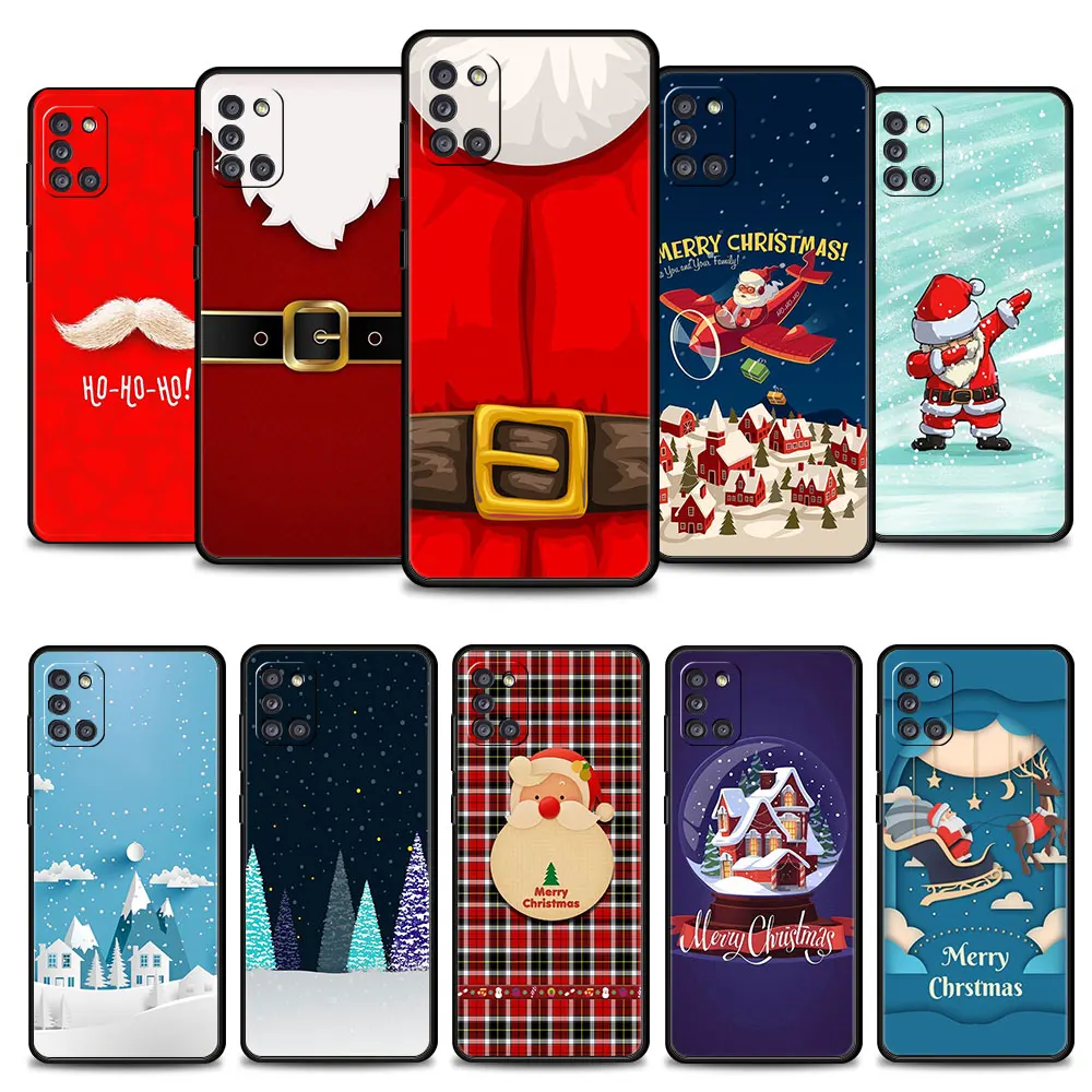 

Merry Christmas Santa Claus Clothes Case For Samsung Galaxy A73 A72 A71 A12 A21s A22 A23 A31 A32 A51 A52 A52s A53 A02s Cover