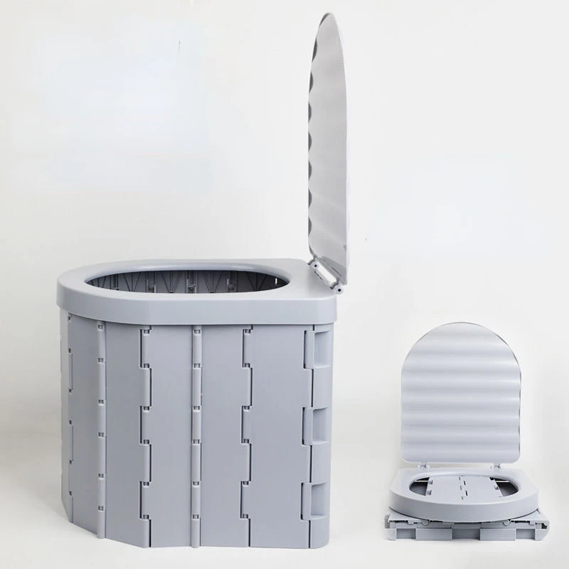 

1pcs Outdoor Car Folding Toilet with Cover Deodorizing Adults Ladies and Children Emergency Portable Travel Toilet Toilet.