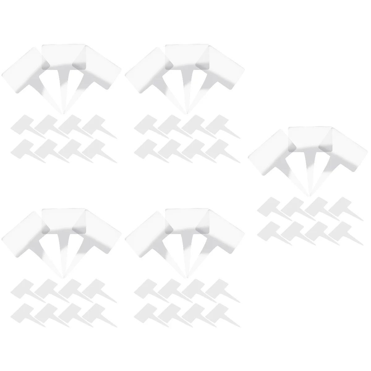

60 Pcs Acrylic Labels Tag Labels Reusable Tags Flowerpot Tags Acrylic Labels