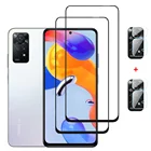 4 в 1 стекло для Redmi Note 11 Pro 5G Защитная пленка для экрана Xiaomi Redmi Note 11 защитное стекло на Redmi Note 11 10 9 10S 11S пленка сяоми редми ноут 11 про стекло Redmi Note 11 Pro 5G Glass Global