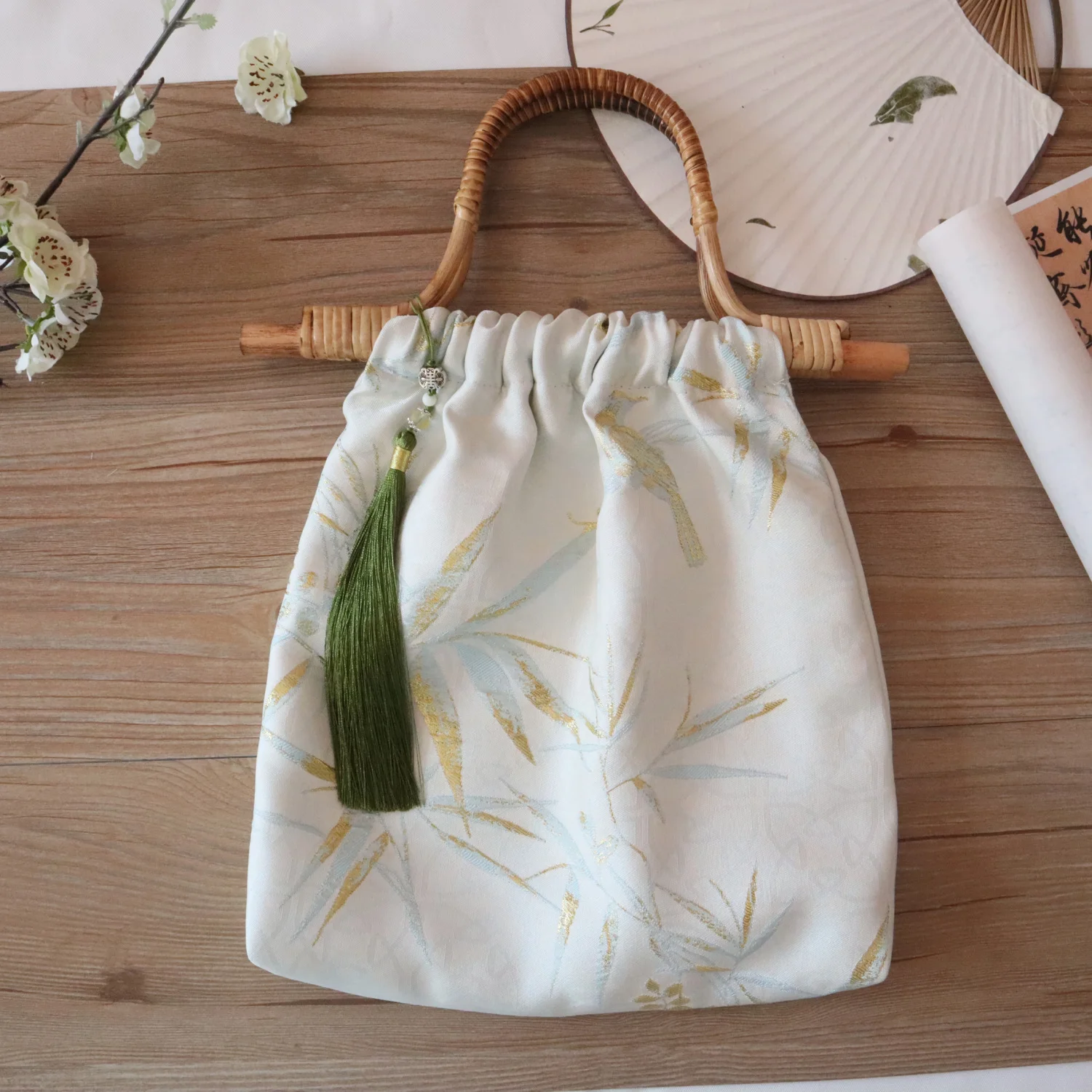 

Fringe Bag Wood Hand Bags Women's Handbags Purses