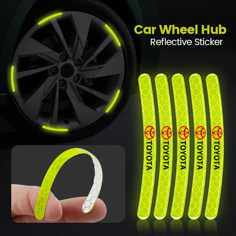 5/10/20 шт. светоотражающие автомобильные Значки колесные диски наклейки авто