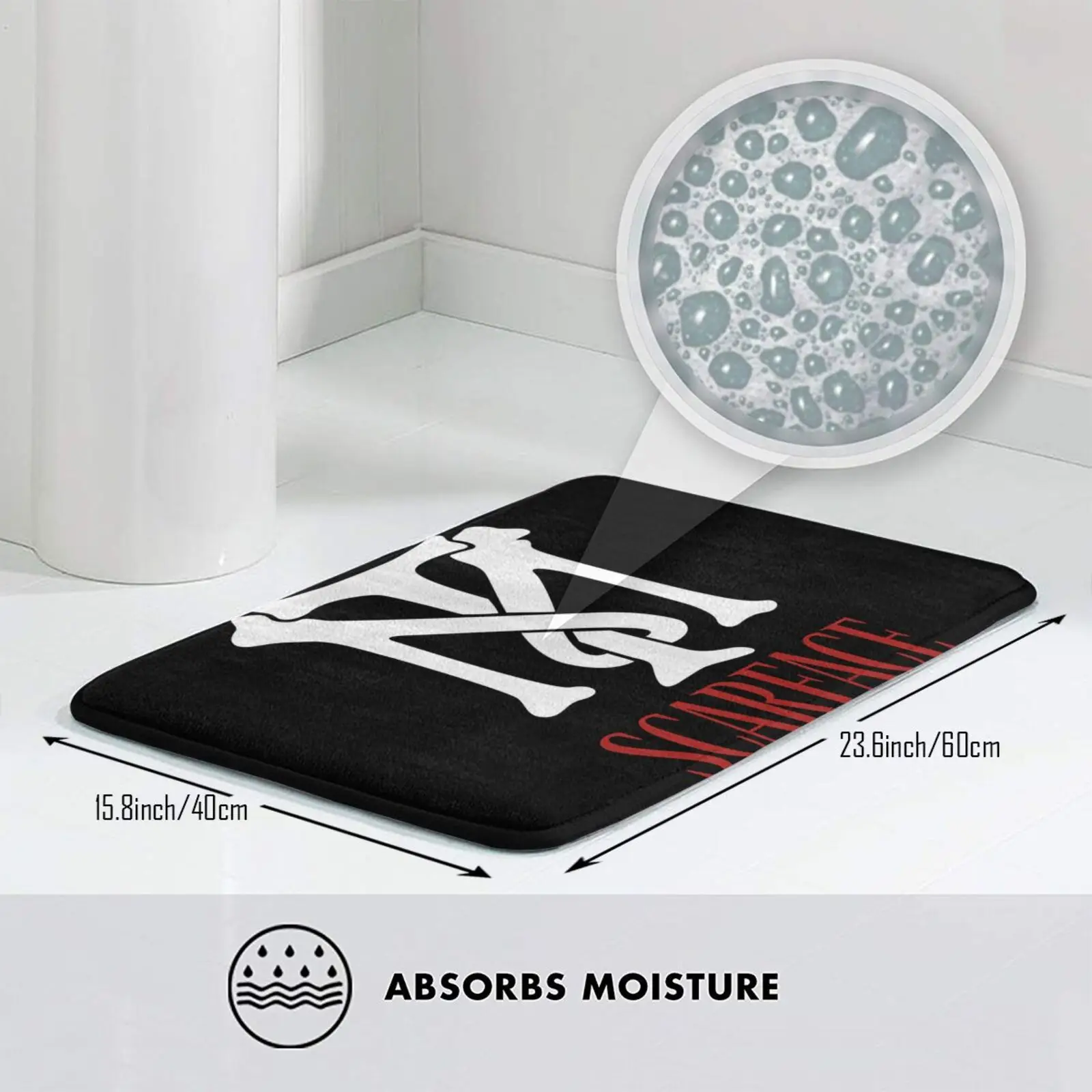 Коврик Scarface Tm с логотипом Mob мафия аль-пацино Тони Монтана популярный красивый