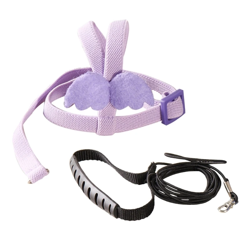 

Pet Flying Training Rope Bird Outdoor Harness Adjustable Rope with Wing