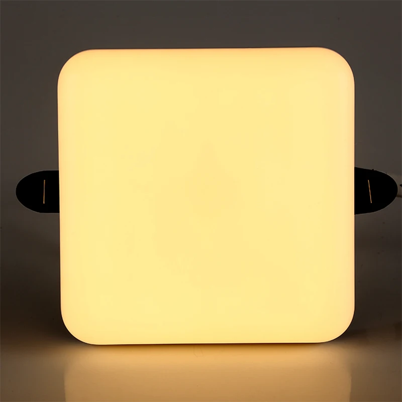 

16W Square Ultra Thin LED Ceiling Lamp Modern LED Panel Light 85-265V Surface Mounted Living Room Bedroom Light