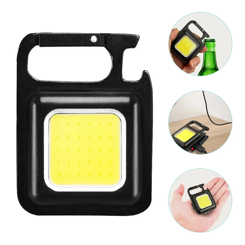 

Key Chain Flashlight Mini Portable Key Ring Flashlight USB Flashlight Bottle Opener Key Chain Key Chain Emergency Flashlight