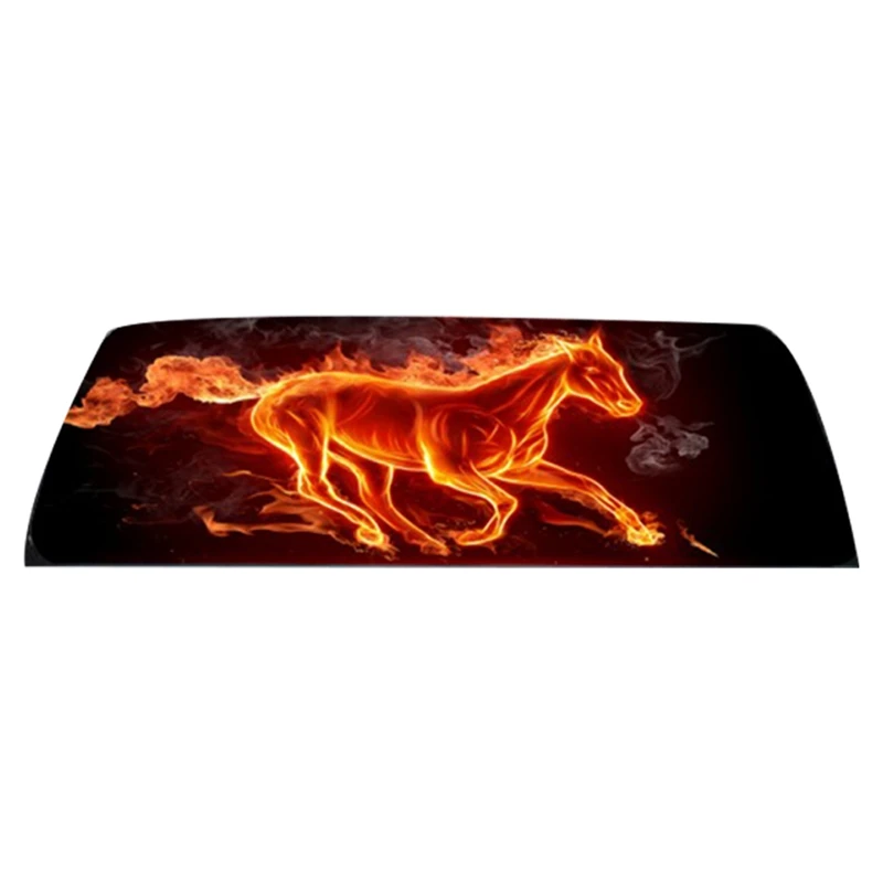 

A148 For Truck Suv Pickup 3D Rear Windshield Sticker Sun Visor Decor Rear Window Glass Poster 168 X 74CM / 66 X 29 Inch