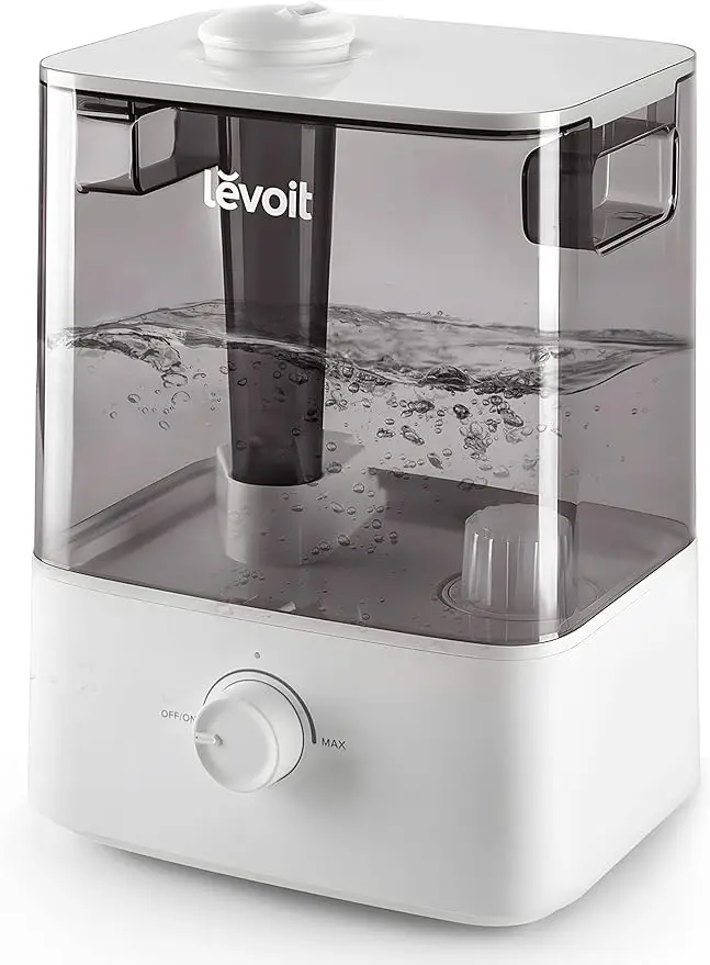 

LEVOIT Classic 300 Ultrasonic Top Humidifier, oversized 6L tank lasts 60 hours - super quiet, easy to use and clean