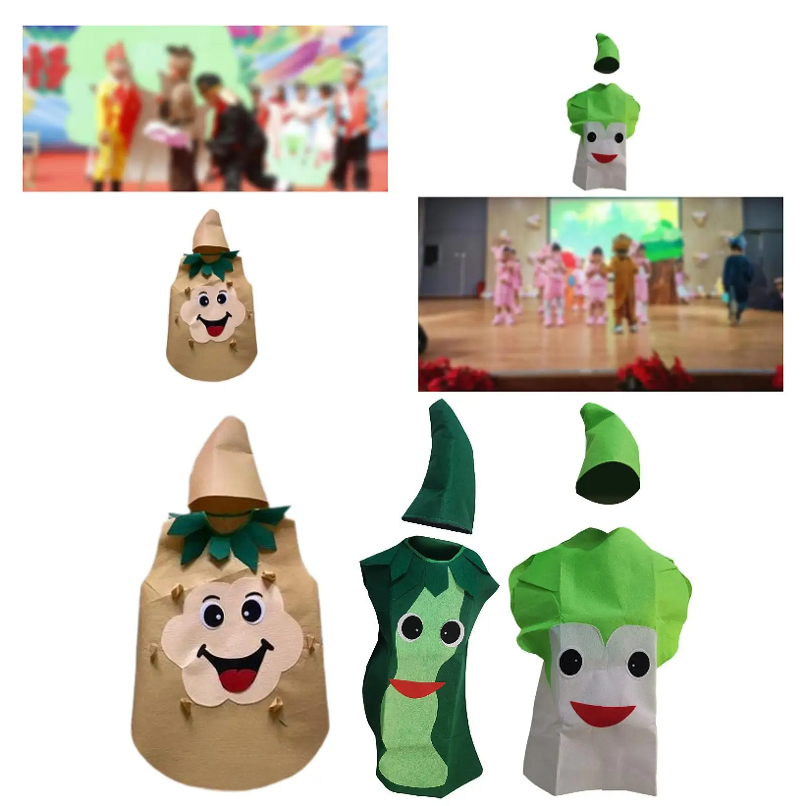 Детский фруктовый костюм с шляпой комплект одежды для праздников карнавала