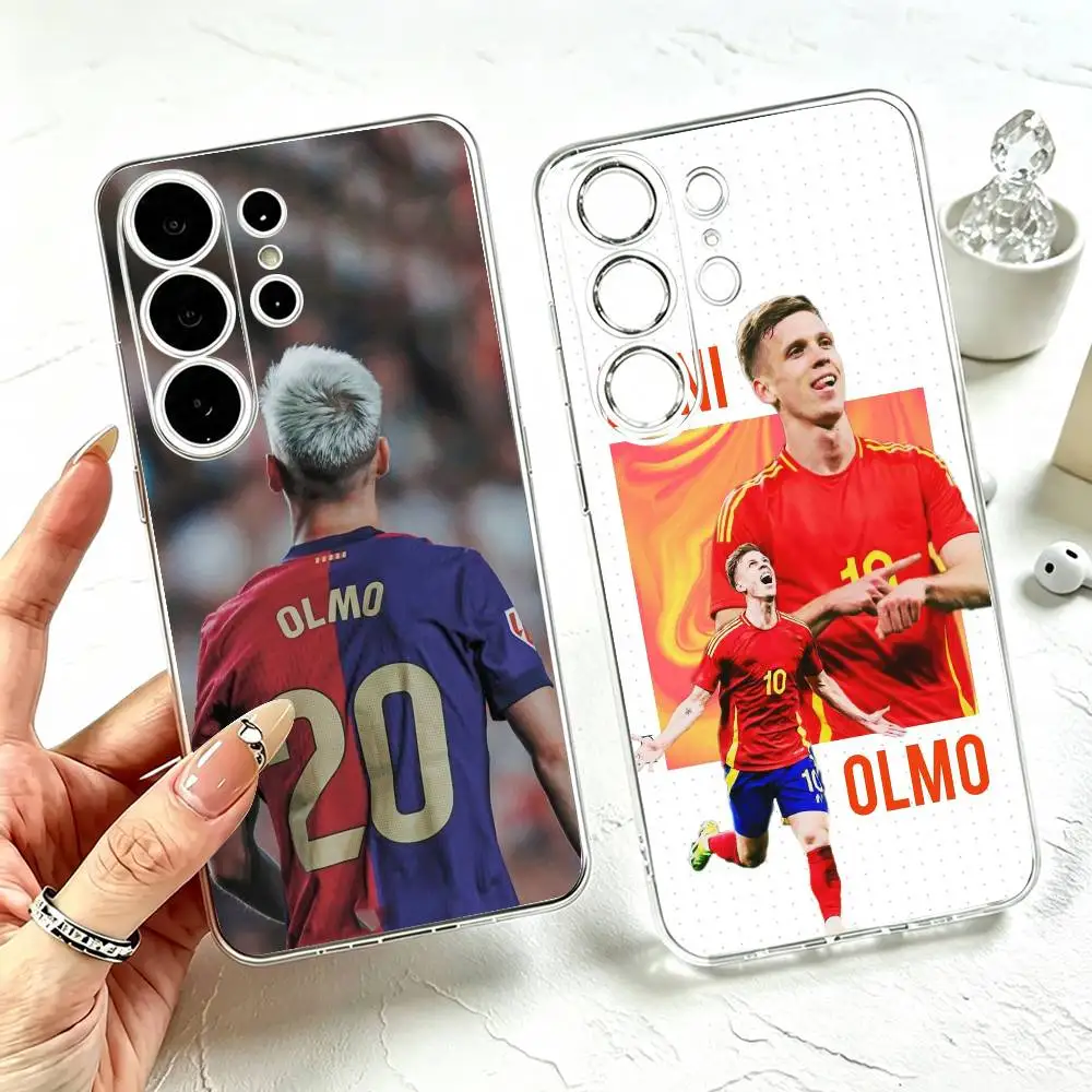 Фото Чехол для телефона D-Dani O-Olmo-Football-Sport для Samsung S25, S24, S21, S22, S23, S30, Ultra, S20, Plus, FE, прозрачный №1