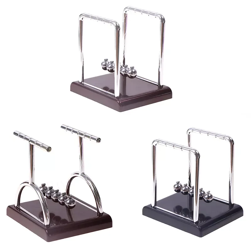 

Metal Pendulum Ball Newton Ball Physics Science Pendulum Steel Balance Ball Crafts Newton's Cradle Desk Table Decor