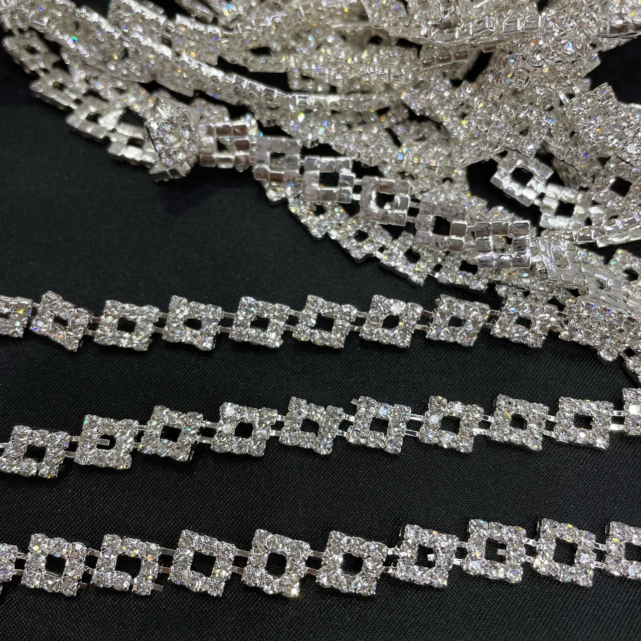 

Diy Fancy Claw Chain Rhinestone Trim Chain Hand Stitched Wedding Dress Shoes Hat Hair Accessories Accessorie Wedding Decoration