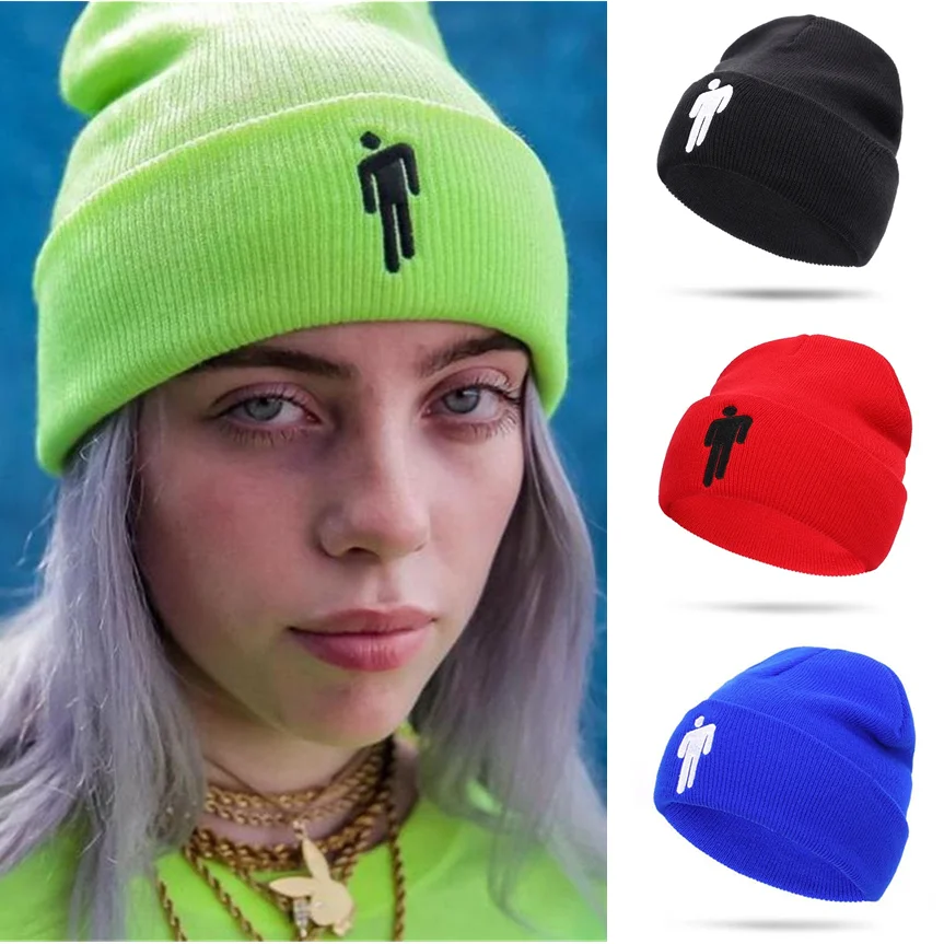 

Fashion Knit Beanie Hat Cotton Blends Warm Winter Hat Soft HIP HOP Men Women Snapback Hats Winter Solid Color Casual Cap