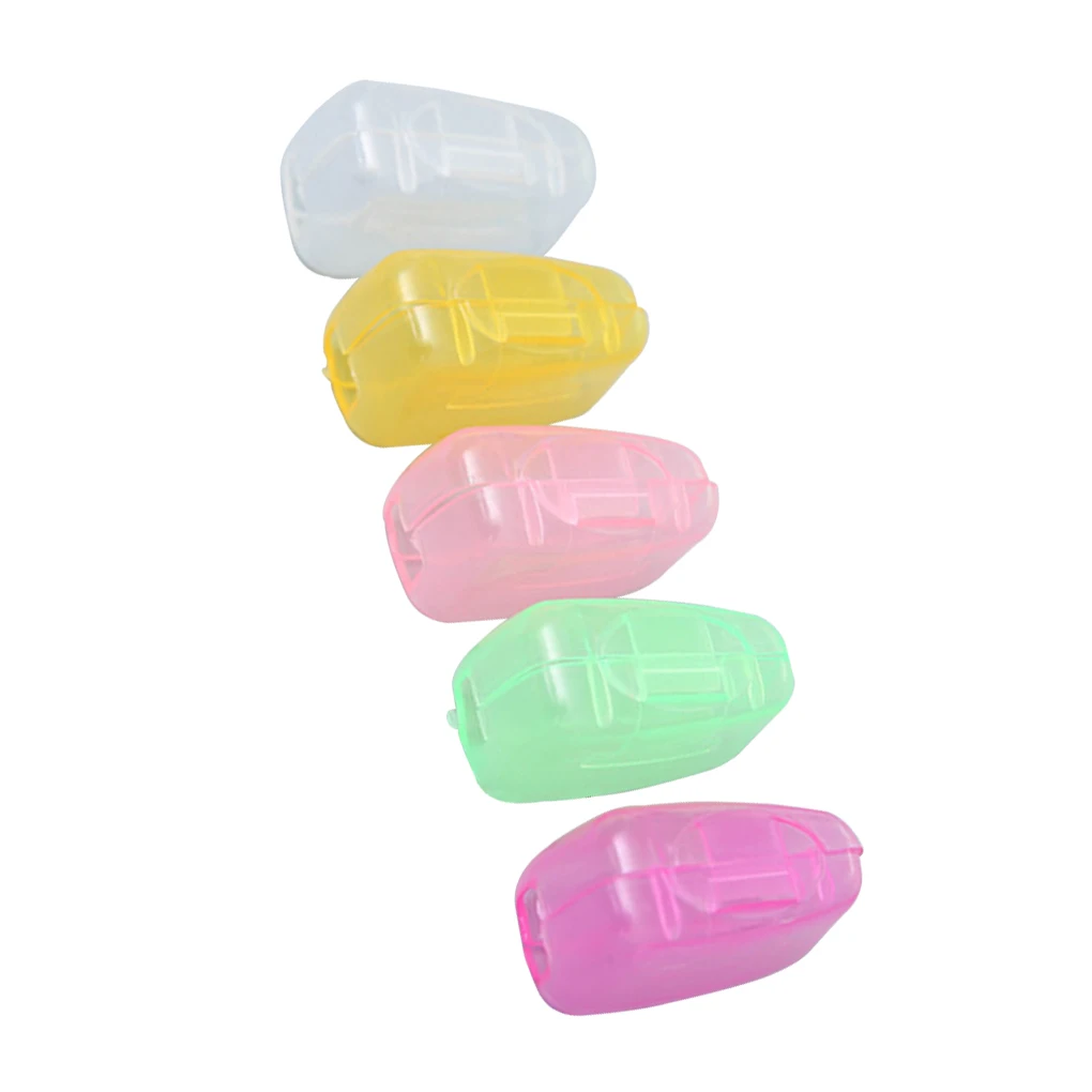 

5PCS/Set Colorful Portable Travel Toothbrush Head Cover Storage Hiking Camping Portable Brush Cap Portable Cover 3.5*1.8*2.3cm
