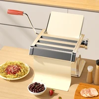 small household noodle machine three knives multi function manual noodle pressing machine stainless steel noodle machine
