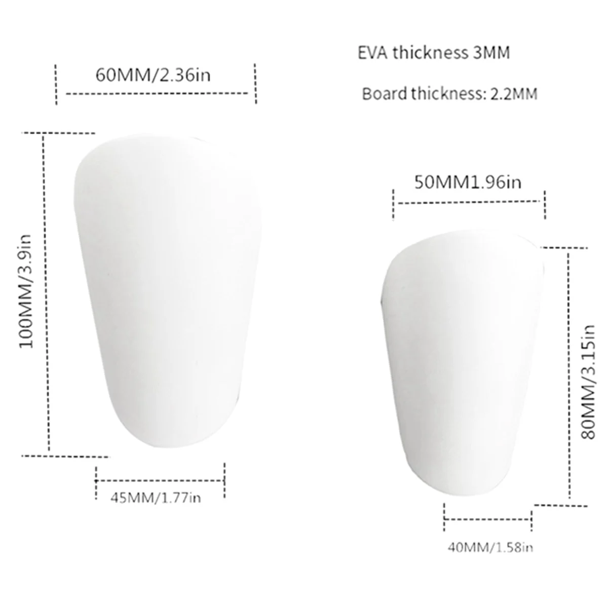 Заготовки для сублимации спортивные футбольные накладки на голени поддержка ног