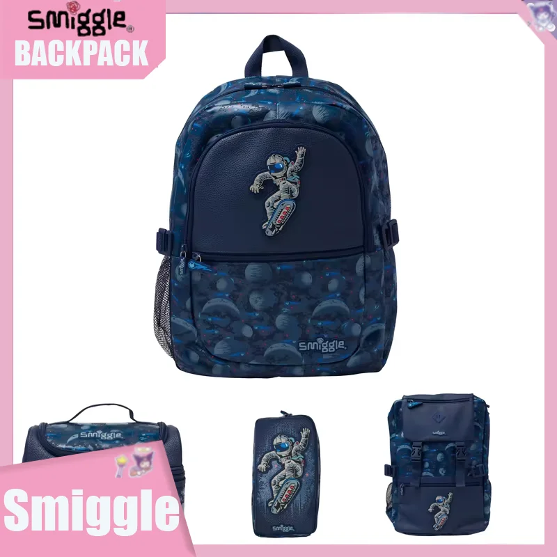 Австралийский Смайлик Студенческий Рюкзак Космонавта Детская Школьная Сумка