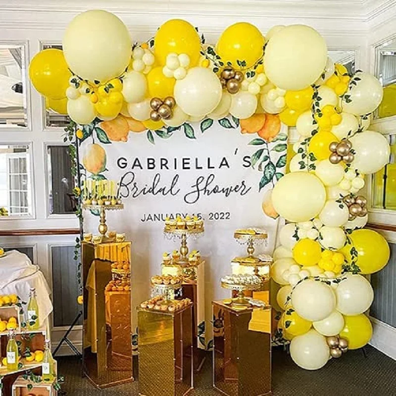 142 шт./упаковка желтые воздушные шары |