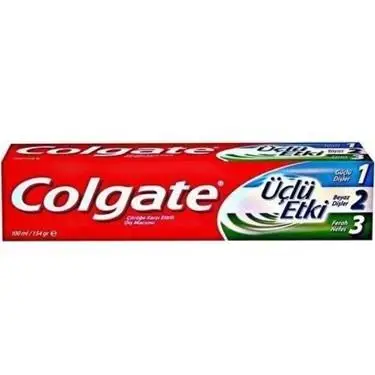 

12 шт. Colgate Улучшенная отбеливающая зубная паста 50 мл x Четыре шт.