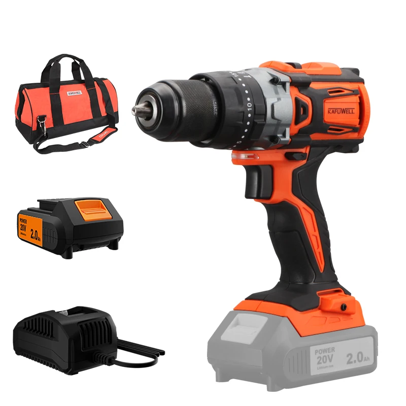 

Wholesale Custom Home Diy Electric Tool 20v Impact Drills Wireless Screwdriver Lithium-ion Battery Cordless Drill Set