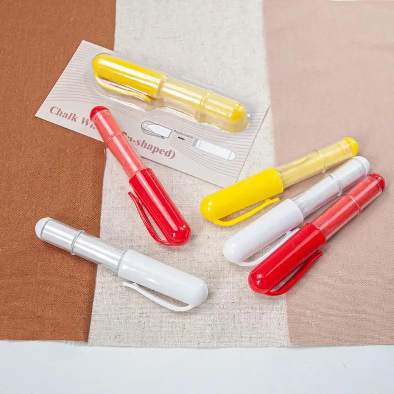 1pcs Colorful Cut-free Sewing Tailor Chalk Fabric Marker Pen