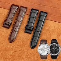 genuine leather watchband for tissot t035 couturier t035614 t035627 t035617 t035439 t035407 t035410a t035428 mens watch strap
