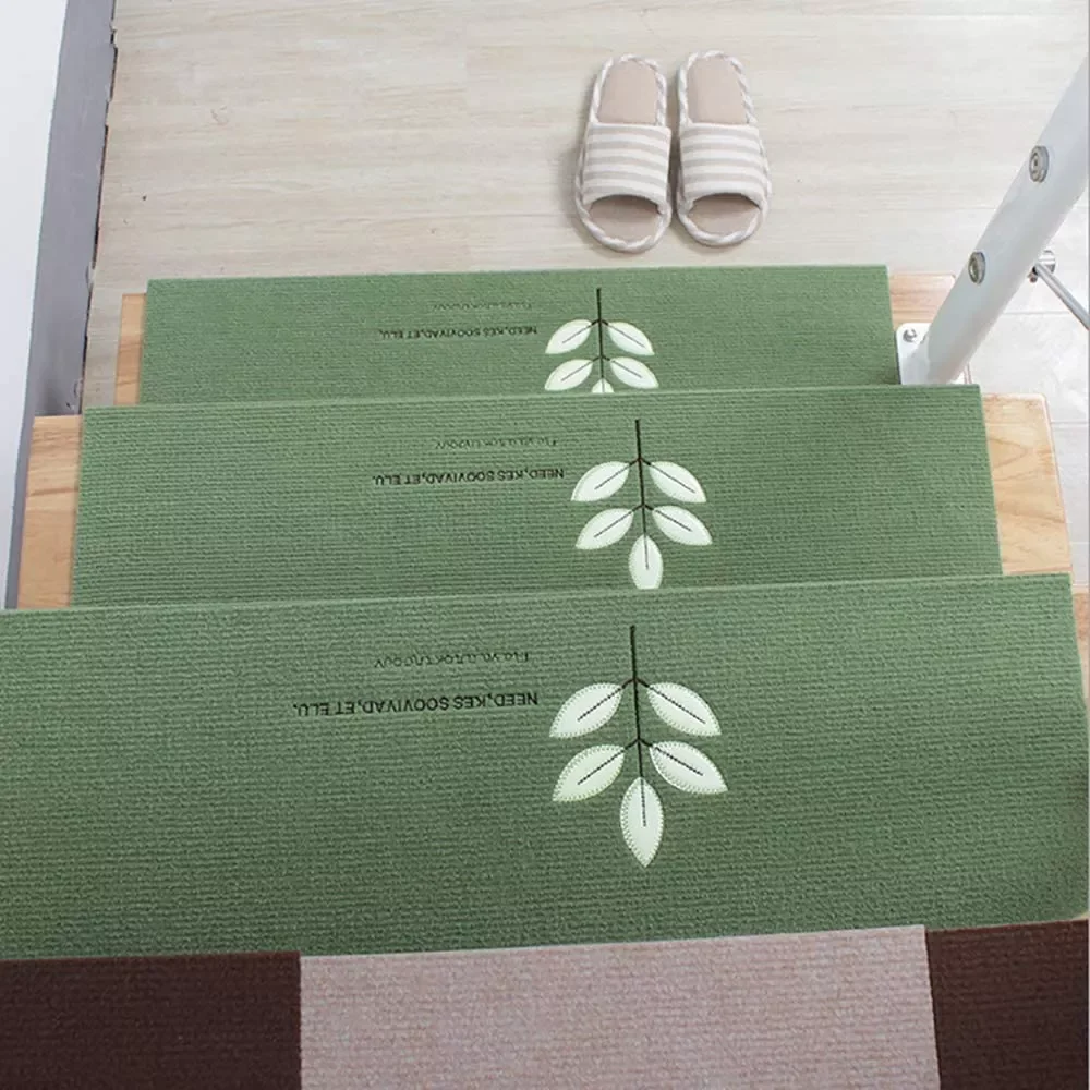 

Stair Treads Rug Luminous Stair Mats Indoor Self-adhesive Stairs Treads Carpet Livingroom Stairs Steps Tread Mats