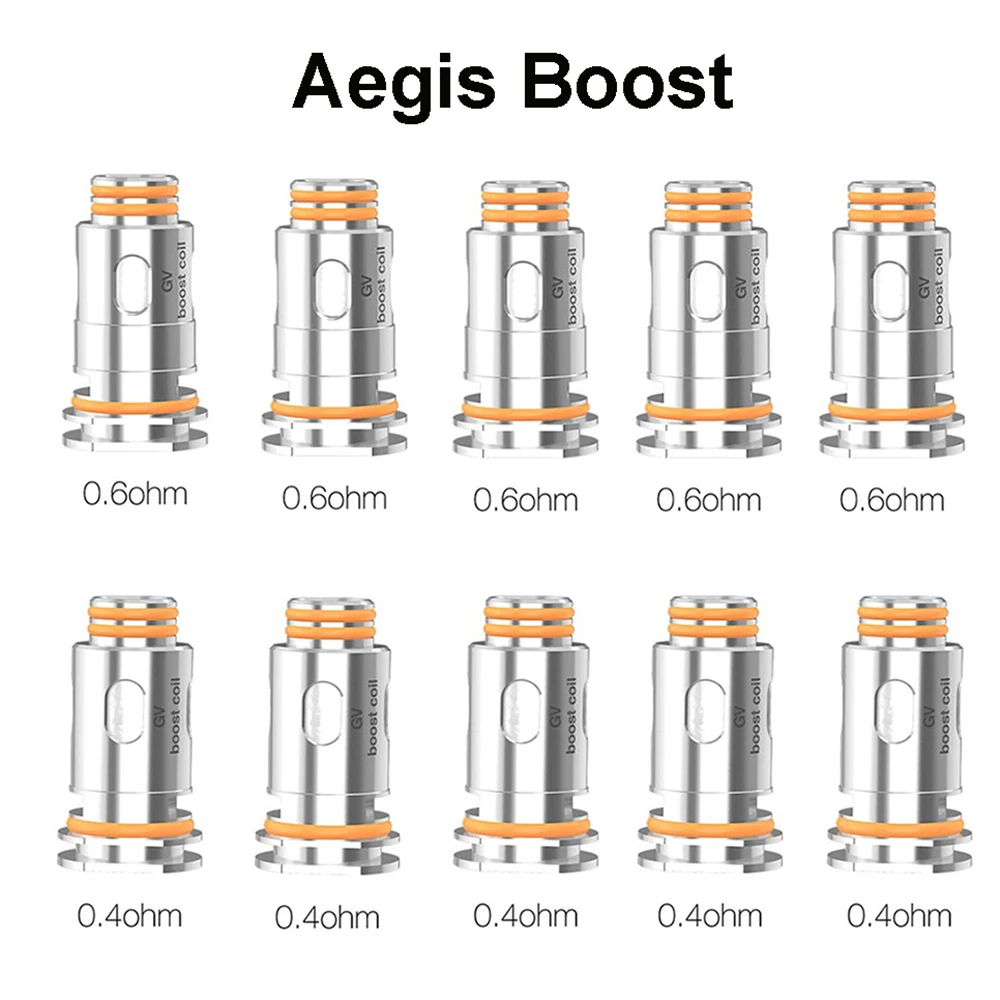 

RunVape 5pcs/box Aegis Boost Coil B Series KA1 0.4ohm 0.6ohm MTL Mesh Coils for GV Boost Pods System Cartridge