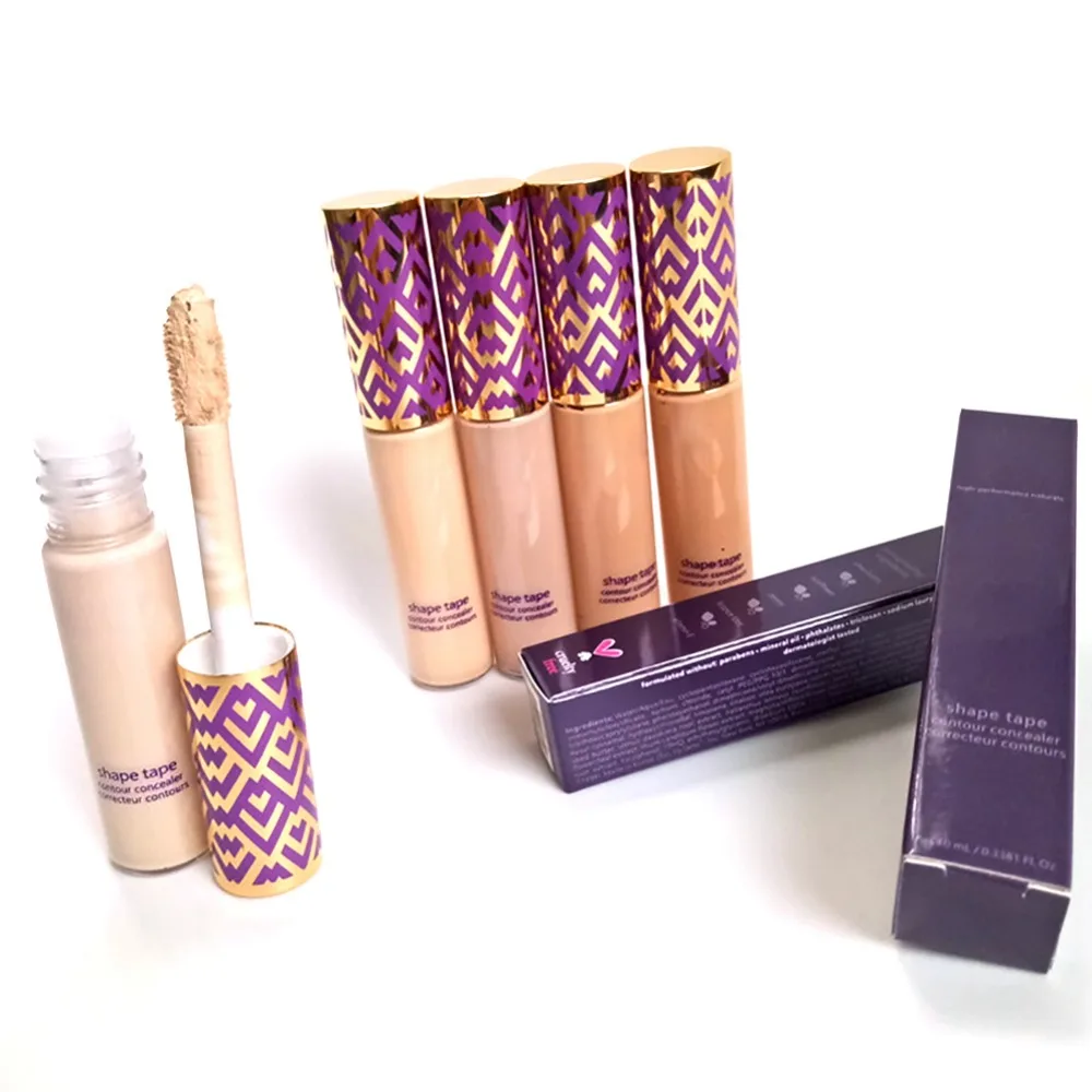 

10ml Concealer Cream Face Eyes make up Concealer Foundation Double Duty Beauty Shape Tape Shades corrector maquillaje