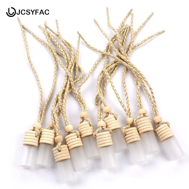 

10pcs/lot Hot 5ml Car Perfume Bottle For Essential Oils Air Freshener Auto Ornament Car-styling Perfume Pendant Car Accessories