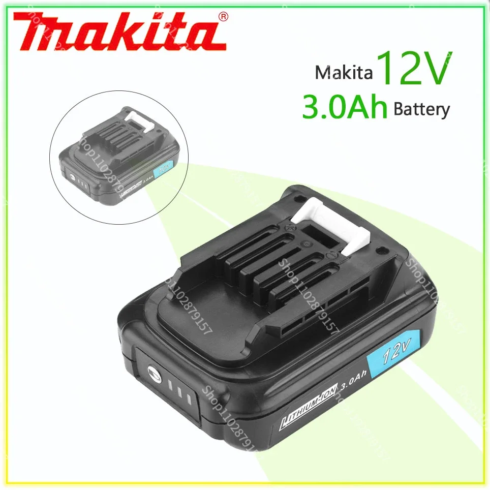 

Литий-ионный аккумулятор Makita, 12 В, 3000 мАч, 197390-1 BL1015 1973901 BL1021B BL1041B BL1015B BL1020B BL1040B 3.0Ah, литий-ионный аккумулятор