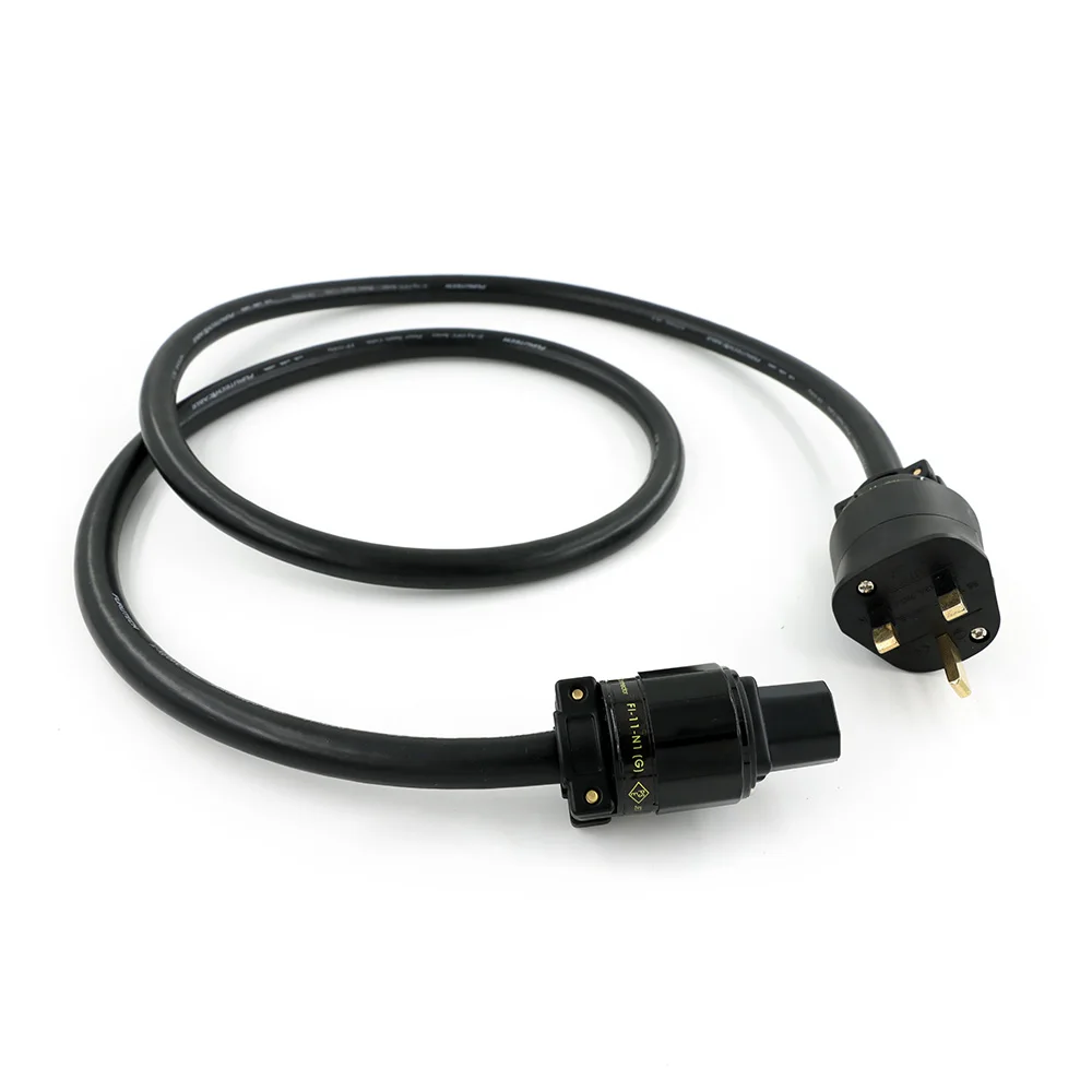 Силовой кабель FURUTECH FP-314Ag с родиевым покрытием FI-UK 1363 (R) NCF